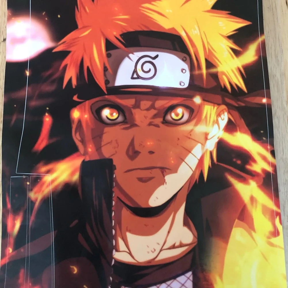 PS5 Disk Edition sticker vinyl skin Naruto &Sasuke